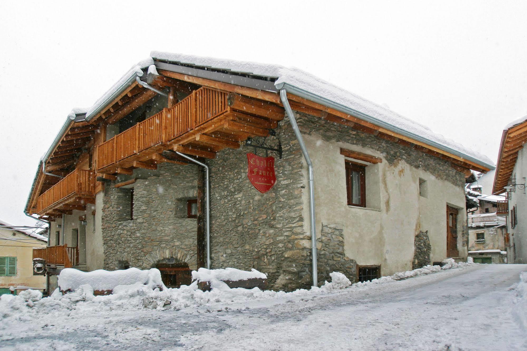 Chalet Faure&Spa Oulx Exterior foto